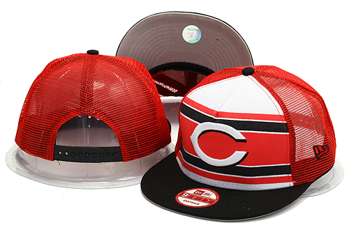 MLB Cincinnati Reds NE Trucker Hat #01